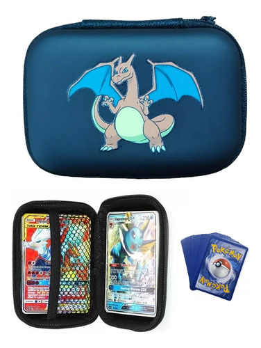 Porta Cards Pokémon Charizard Estojo Case Protetor Deck