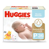 Fralda Natural Care Tamanho P 36 Unidades Huggies