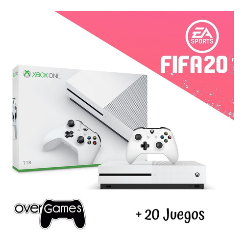 Xbox One S Nuevo + 20 Juegos + Fifa + Gta V