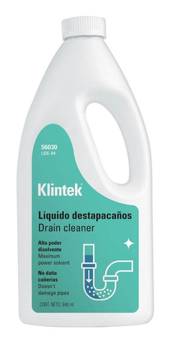  Líquido Destapacaños De 946ml, Klintek (3 Piezas)