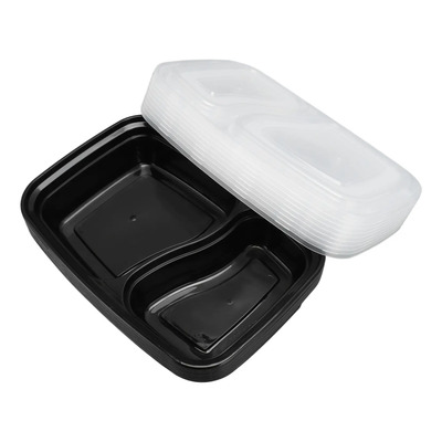 Juego De Recipientes De Plástico Desechables Para Comida Par