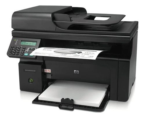 Impressora Multifuncional Hp Laserjet Pro M1212nf Preta 110v