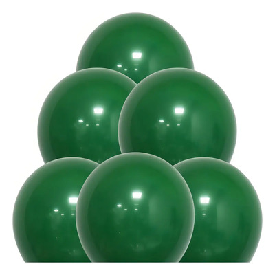 100 Globos No.12 Verde Oscuro Colors 12 Estandar | Meses sin interés