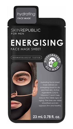 Energising Face Mask Sheet For Men