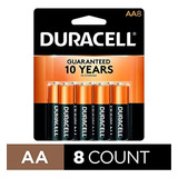 Duracell - Pilas Alcalinas Aa De Cobre, De Larga Duración, M