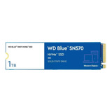 Disco Sólido Ssd Interno Western Digital  Sn570 Wds100t3b0c 1tb Azul