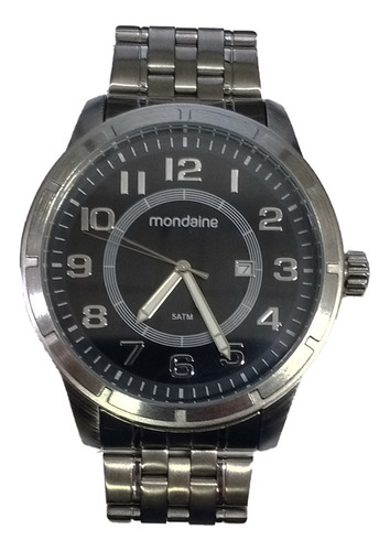 Relógio Mondaine 94816g0mvne1 Robusto E Chamativo Prata 