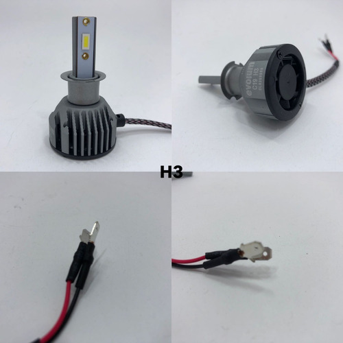 Kit 2 Focos Led 14000lm P/foco (28000 Par) H1h3h7h1190059006