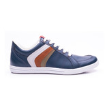 Zapatillas Urbanas De Hombre Zapatos Eco Cuero Base Goma 