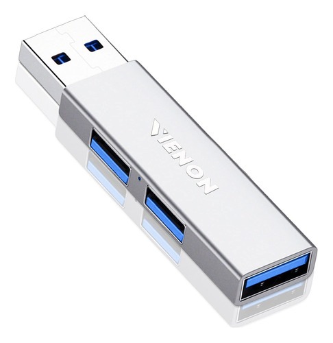 Vienon Hub Usb 3.0, Aluminio De 3 Puertos Usb Hub Divisor Us