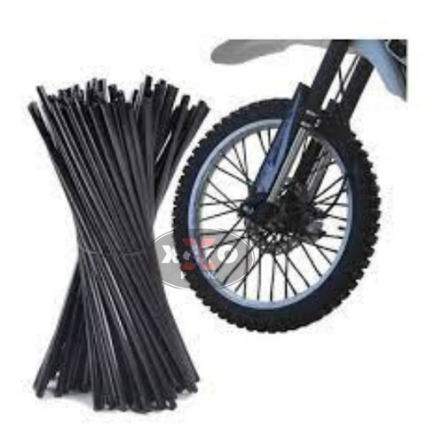 Cubre Rayos Flex Motos 25cm Negro 1ra Calidad En Xero Racing