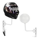 Soporte Casco Motocicleta Y Bicicleta, Rotación 180 Grados