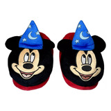 Pantufa Infantil Boneco Mickey Feiticeiro Pelúcia - Disney
