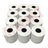 12 Rollos Papel Bond 57x60 P/ Sumadora O Caja Reg No Termica