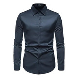 Camisa Slim Fit Strech Calidad Moda Casual Formal 