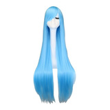 Peluca Anime Cosplay 100cm Celeste