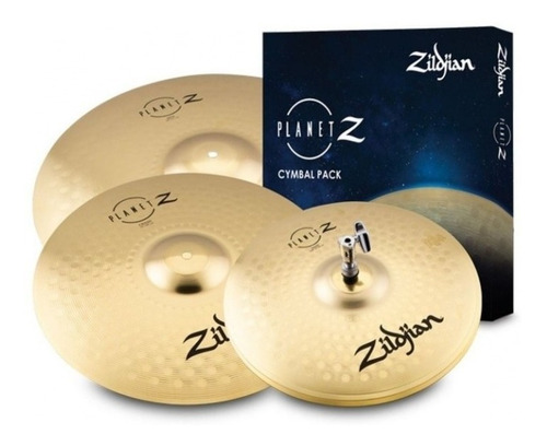 Set Platillos Zildjian Zp4pk Hi Hat 14  Crash 16  Ride 20  