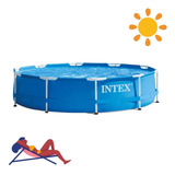 Pileta Intex Estructural Redonda 305x76 Cm 4485 Lts