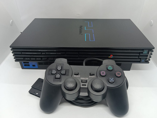 Playstation 2 Fat Sony Ps2 Console Preto Video Game Original Scph 30001