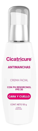 Crema Facial Cicatricure Antimanchas Con  Resorcinol 50 G