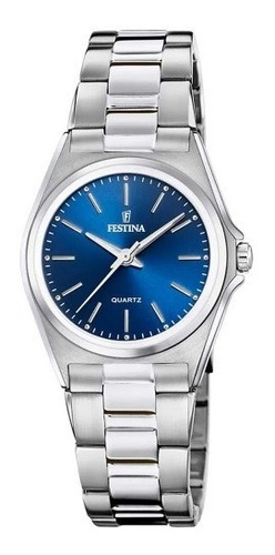 Reloj Festina Mujer Classics F20553.3 Acero Fondo Azul