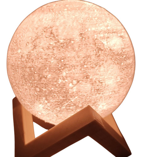 Velador Luna - Moon Lamp - Textura De La Luna
