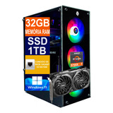 Pc Gamer Cpu Ryzen 7 5700x Ssd 1tb, 32gb Ddr4 Rtx 4060ti 8gb