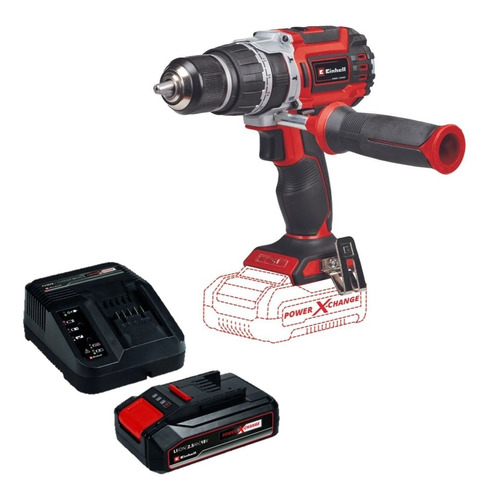 Taladro Atornillador Percutor Brushless Einhell Batería 2.5