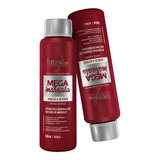 2 Máscara Matizadora Mega Marsala Intenso Forever Liss 500ml