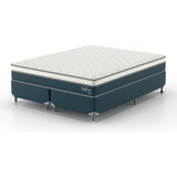 Cama Box Queen Montreal Safira Molas Ensacadas 158x198x63