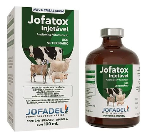 Jofatox Injetável 100ml - Antitóxico Vitaminado