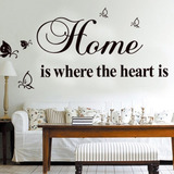 Vinilo Decorativo Home Is Where  