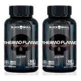 Combo 2x Thermo Flame - 60 Tabletes Cada - Black Skull 