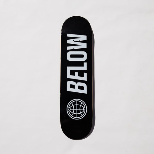Tabla Skate Below 8.0  Label Black + Lija | Laminates