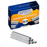 Grampo Galvanizado 23/13 C/ 5000 Un Prende Ate 100 Folhas