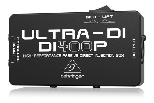 Caja Directa Pasiva Behringer Di400p Mezclador Amplificador 