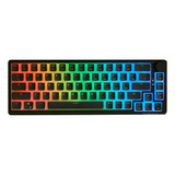 Teclado Mecánico --- Km250 Rgb 67 Teclas Inyección Dual