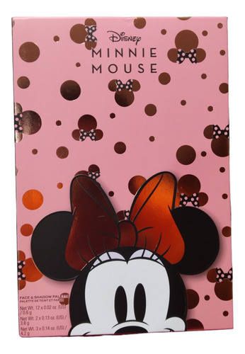 Paleta De 17 Sombras Ojos/cuerpo Disney Minnie Mouse