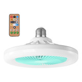 (bl-a) Ventilador De Techo E27 Con Control Remoto De Luz Led