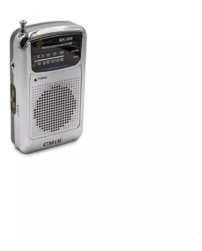 Radio A Pilas Portable De Bolsillo Fm / Am.