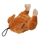 Brinquedo De Pelúcia Para Cachorro Frango Assado C/som Jambo Cor Bege