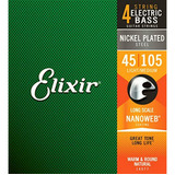 Elixir Strings Cuerdas De Bajo De Acero Niquelado Con