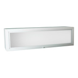 Alacena 100cm Puerta Rebatible Aluminio Y Vidrio Cocina-baño