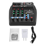 Sistema De Consola De Placa De Sonido Profesional Mixer De 4