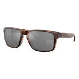 Anteojos De Sol Oakley Holbrook Xl Extra Large Con Marco De O Matter Color Matte Brown Tortoise, Lente Black De Plutonite Prizm, Varilla Matte Brown Tortoise De O Matter - Oo9417