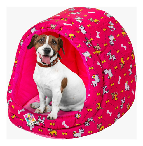 Cama Caminha Toca Iglu Nylon Pet Cachorro Gato Tam G Cão