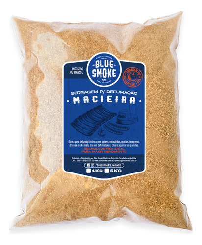 Serragem Frutífera P/ Charcutaria 1kg - Macieira