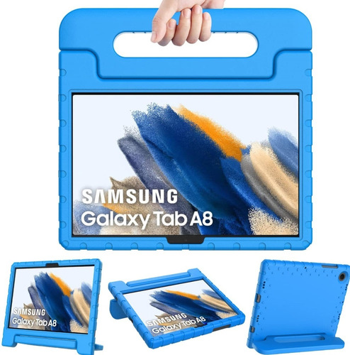 Funda Agarradera Uso Rudo Para Galaxy Tab A8 10.5 X200/x205