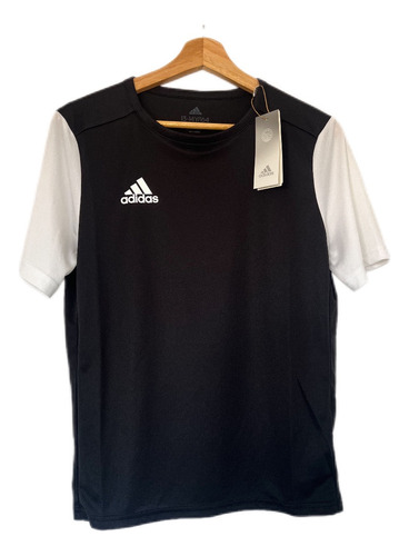 Remera Entrenamiento Jersery adidas Niño L Negra Usa