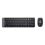 Combo Teclado Y Mouse Inalámbrico Logitech Mk220 Español